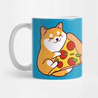 Pepperoni Pizza Shibe Mug